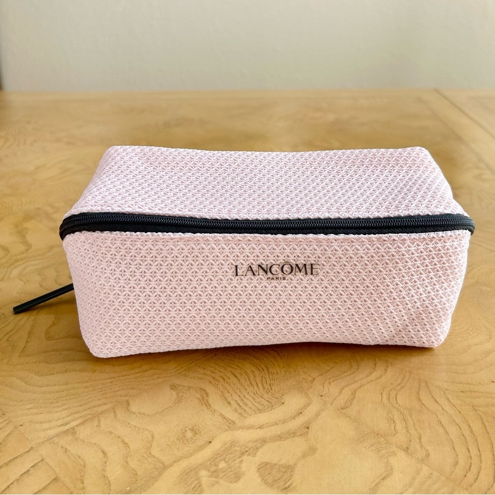 Lancome Pink Makeup Cosmetic Bag Pouch